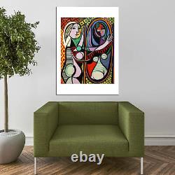 Pablo Picasso Girl Before Mirror Wall Art Poster Print