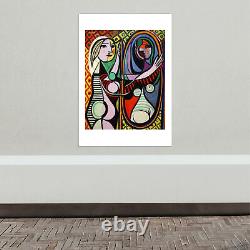 Pablo Picasso Girl Before Mirror Wall Art Poster Print