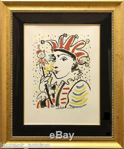 Pablo Picasso Hand Signed Lithograph Carnaval Carnival Le Roi Carnival Mourlot