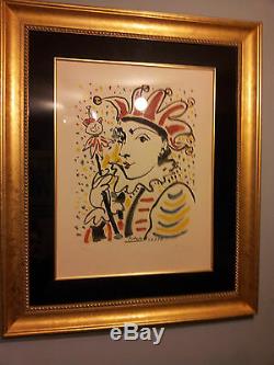 Pablo Picasso Hand Signed Lithograph Carnaval Carnival Le Roi Carnival Mourlot