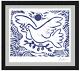 Pablo Picasso Orig Ltd Ed Print Blue Dove Of Peace Handsigned Withcoa (unframed)