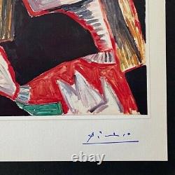 Pablo Picasso+ Original 1969 + Signed + Hand Tipped Color Plate Maids Of Honor