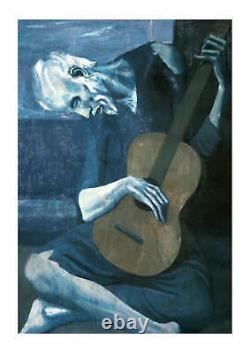 Pablo Picasso The Old Guitarist 1903 Wall Art Poster Print