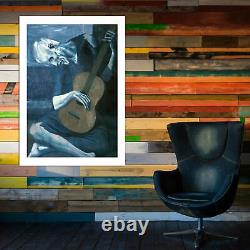 Pablo Picasso The Old Guitarist 1903 Wall Art Poster Print