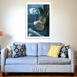 Pablo Picasso The Old Guitarist 1903 Wall Art Poster Print