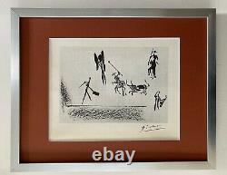 Pablo Picasso Vintage 1947 Signed Print Matted to 11x14