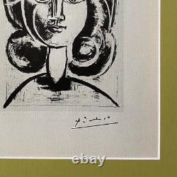 Pablo Picasso Vintage 1947 Signed Print Matted to 11x14