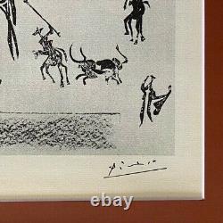 Pablo Picasso Vintage 1947 Signed Print Matted to 11x14