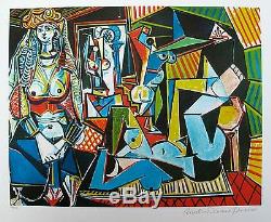 Pablo Picasso WOMEN OF ALGIERS Estate Signed Limited Edition Giclee 20 x 26