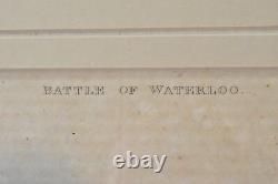 Pair Thomas Kelly Battle of Waterloo Framed Engravings British Museum