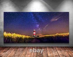 Panoramic Print of Happisburgh Lighthouse Norfolk Astrophotography Photography