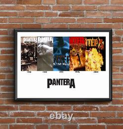 Pantera Multi Album Cover Art Poster Customisable Available in Any Artist of