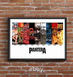 Pantera Multi Album Cover Art Poster Customisable Available in Any Artist of