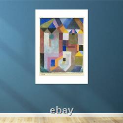 Paul Klee Colorful Architecture Wall Art Poster Print