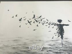 Pejac Scattercrow Signed Art Print /80 stored flat