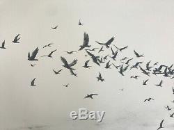 Pejac Scattercrow Signed Art Print /80 stored flat