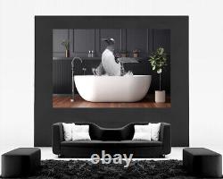 Penguin bathing in bathtub Canvas Wall Art Picture Print