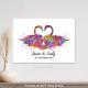 Personalised Love Swan Couple Print, Wedding Gift, Anniversary Gift Ideas