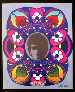 Peter Max + Beautiful + Bob Dylan Pop Art Signed Print + New Frame