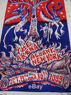 Phish Limited Edition Poster Albany 1999 Vintage Pollock Print #271/600