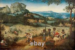 Pieter Bruegel The Elder The Haymaking (1565) Poster, Art Print, Painting