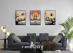 Pokemon Poster Set of 3 Canvas / Art Print / Framed Ninja Wall Art Prints