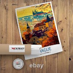 Prague Czech Republic Travel Poster