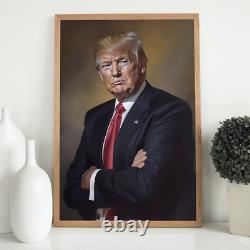 President Trump Donald Trump Print Canvas Poster Wall Art