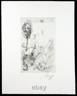 Prophet Jan Matthiesen, 1984. Alfred HRDLICKA (1928-2009 A), autographed