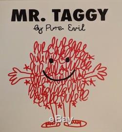 Pure Evil Mr Taggy Signed Limited Edition Screenprint