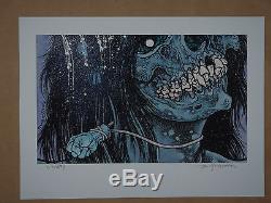 Pushead Metallica St. Anger Blue Blizzard signed art print poster sold out
