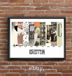 Queen Full Discography Poster with all 16 Studio Albums Great Fathers Day Gift
