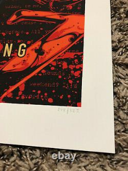 Quentin Tarantino Silkscreen Print by Ken Taylor Mondo Edition of 325 Poster Art
