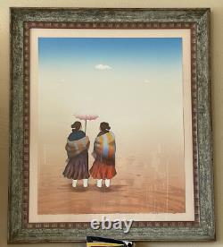 R. C. Gorman Ltd. Ed. Lithograph. Parasol. Framed. 1982