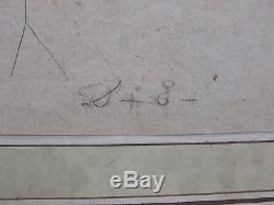 RARE Early 1600's 17th C Engraving Page From Peter Paul Ruben's Sales Book yqz