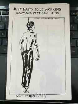 RAYMOND PETTIBON Rare Original Vintage Punk Zine Just Happy to Be Working