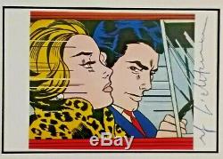 ROY LICHTENSTEIN Driving (1963) FRAMED & SIGNED VERY RARE