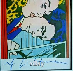 ROY LICHTENSTEIN Driving (1963) FRAMED & SIGNED VERY RARE