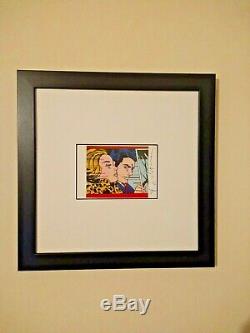 ROY LICHTENSTEIN Driving (1963) FRAMED & SIGNED VERY RARE