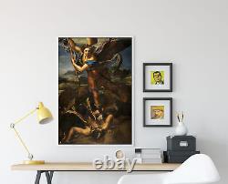 Raphael Saint Michael Vanquishing Satan (1518) Photo Poster Painting Art Print