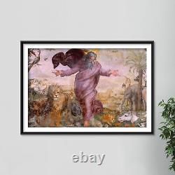 Raphael The Creation of the Animals (1518) Photo Poster Painting Art Print