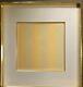Rare Agnes Martin Lithograph 1978 Fifty Small Paintings, Gilt Framed, Glued Down