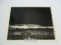Rare Ansel Adams Photograph Publisher Proof Print 16 By 20 Moonrise Hernandez