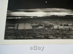 Rare Ansel Adams Photograph Publisher Proof Print 16 By 20 Moonrise Hernandez