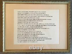 Rare Signed Jenny Holzer Truisms 1988