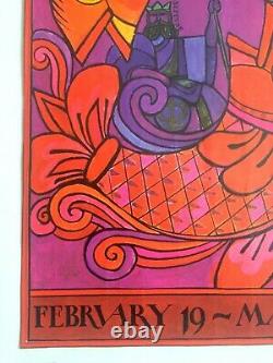 Rare Vtg MID Century Pisces Astrology Lithograph Print Horoscope Zodiac Poster