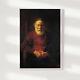 Rembrandt An Old Man In Red (1652) Photo Poster Painting Art Print