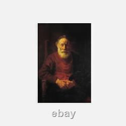 Rembrandt An Old Man in Red (1652) Photo Poster Painting Art Print