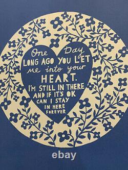 Rob Ryan One Day Long Ago You Let Me Into Your Heart Screen Print Signed