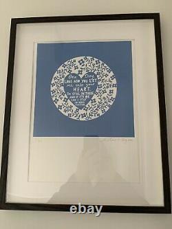 Rob Ryan One Day Long Ago You Let Me Into Your Heart Screen Print Signed